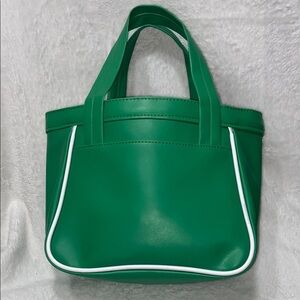 Rehab Green mini Tote Bag with White Accents